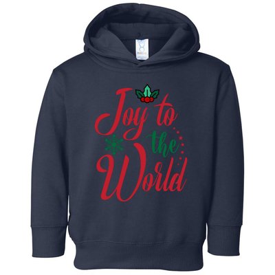 Joy To The World Christian Christmas Jesus Birth Gift Toddler Hoodie