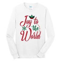 Joy To The World Christian Christmas Jesus Birth Gift Tall Long Sleeve T-Shirt