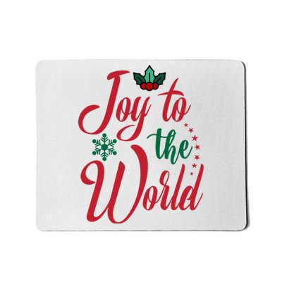 Joy To The World Christian Christmas Jesus Birth Gift Mousepad