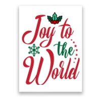 Joy To The World Christian Christmas Jesus Birth Gift Poster