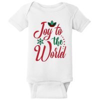 Joy To The World Christian Christmas Jesus Birth Gift Baby Bodysuit