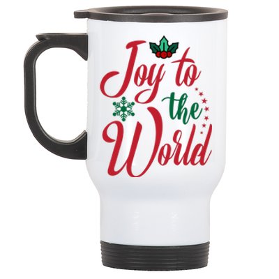 Joy To The World Christian Christmas Jesus Birth Gift Stainless Steel Travel Mug