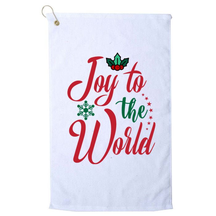 Joy To The World Christian Christmas Jesus Birth Gift Platinum Collection Golf Towel