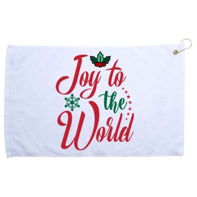 Joy To The World Christian Christmas Jesus Birth Gift Grommeted Golf Towel