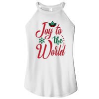 Joy To The World Christian Christmas Jesus Birth Gift Women's Perfect Tri Rocker Tank