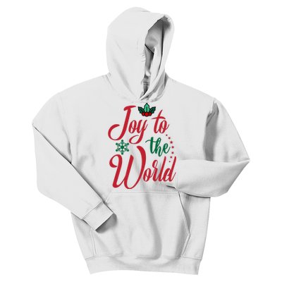 Joy To The World Christian Christmas Jesus Birth Gift Kids Hoodie