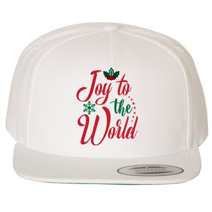 Joy To The World Christian Christmas Jesus Birth Gift Wool Snapback Cap