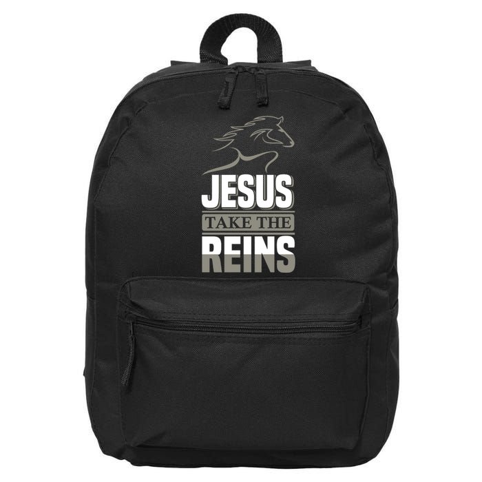 Jesus Take This Reins 16 in Basic Backpack