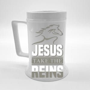 Jesus Take This Reins Beer Stein