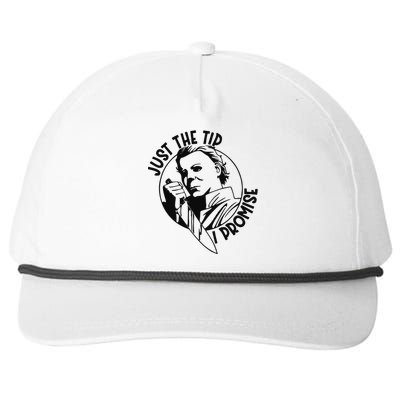 Just The Tip I Promise Snapback Five-Panel Rope Hat