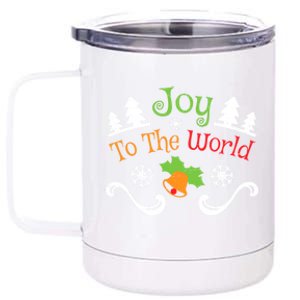 Joy To The World Christmas Xmas Holidays Dog Breed Meaningful Gift 12 oz Stainless Steel Tumbler Cup