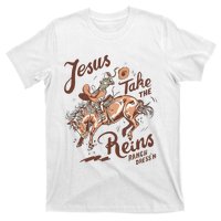 Jesus Take The Reins Vintage Cow T-Shirt