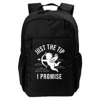 Just The Tip I Promise Funny Cupid Backpack