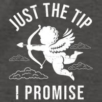 Just The Tip I Promise Funny Cupid Vector Backpack