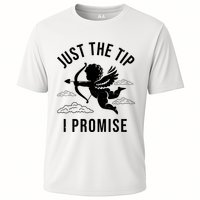 Just The Tip I Promise Funny Cupid Performance Shirt
