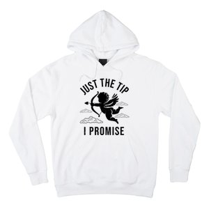 Just The Tip I Promise Funny Cupid Hoodie