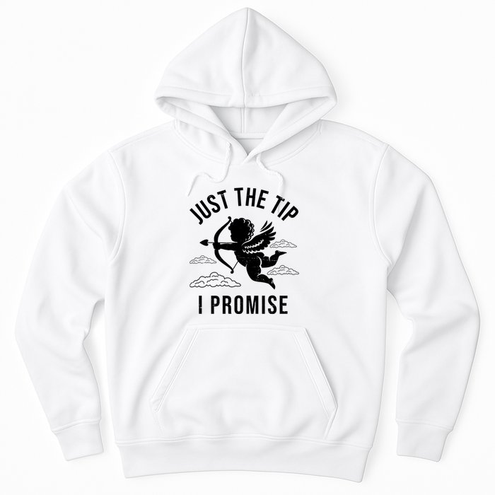 Just The Tip I Promise Funny Cupid Hoodie