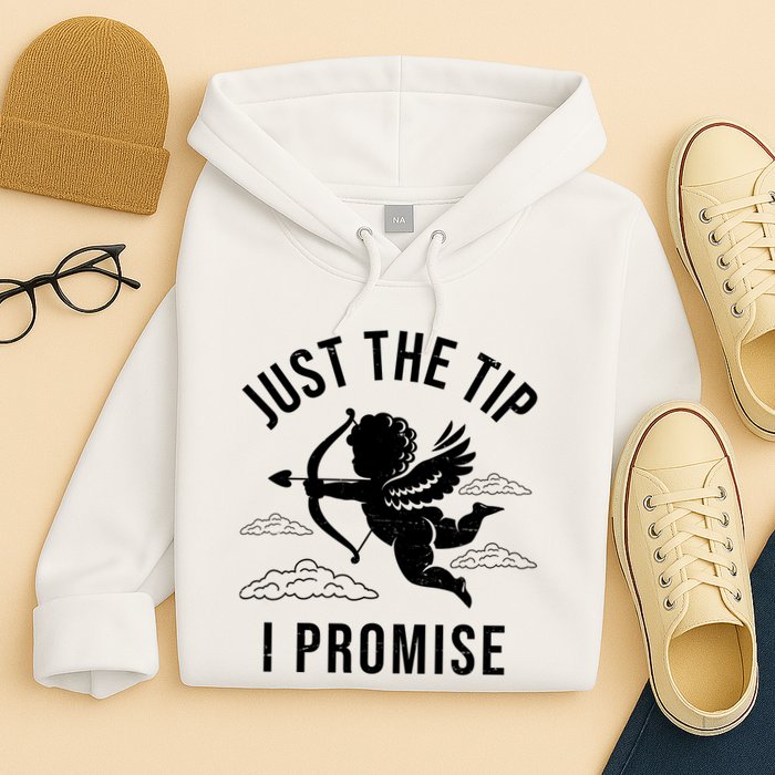 Just The Tip I Promise Funny Cupid Hoodie