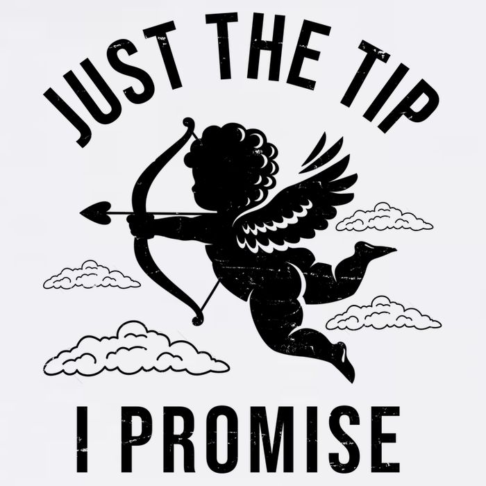 Just The Tip I Promise Funny Cupid Apron