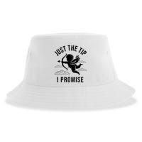 Just The Tip I Promise Funny Cupid Sustainable Bucket Hat
