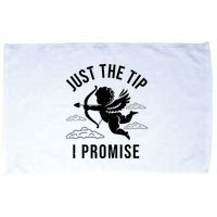 Just The Tip I Promise Funny Cupid Microfiber Hand Towel