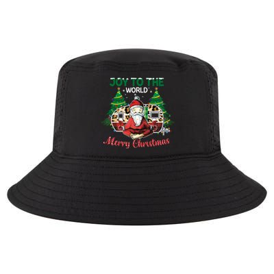 Joy To The World Merry Christmas Ugly Pajama Santa Xmas Great Gift Cool Comfort Performance Bucket Hat