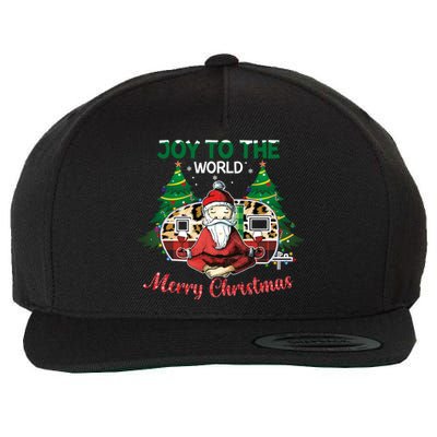 Joy To The World Merry Christmas Ugly Pajama Santa Xmas Great Gift Wool Snapback Cap