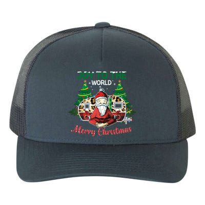 Joy To The World Merry Christmas Ugly Pajama Santa Xmas Great Gift Yupoong Adult 5-Panel Trucker Hat