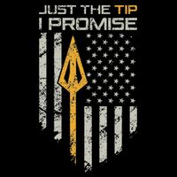 Just The Tip I Promise Funny Bow Hunter Archery Broadhead Mousepad