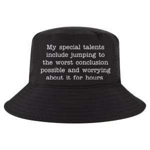 Jumping To The Worst Conclusion Possible Quote Cool Comfort Performance Bucket Hat