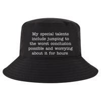 Jumping To The Worst Conclusion Possible Quote Cool Comfort Performance Bucket Hat