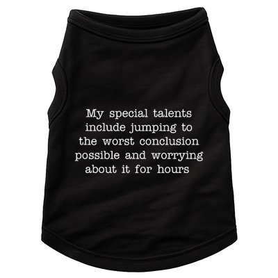 Jumping To The Worst Conclusion Possible Quote Doggie Tank