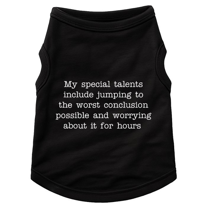 Jumping To The Worst Conclusion Possible Quote Doggie Tank