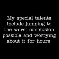 Jumping To The Worst Conclusion Possible Quote Daily Commute Backpack
