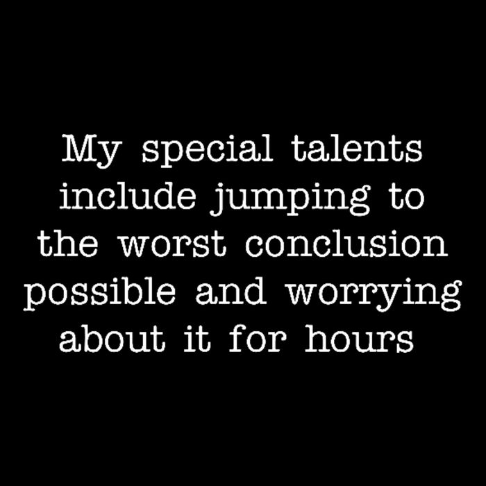 Jumping To The Worst Conclusion Possible Quote Button