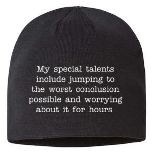 Jumping To The Worst Conclusion Possible Quote Sustainable Beanie