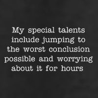 Jumping To The Worst Conclusion Possible Quote 25L Jumbo Tote