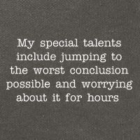 Jumping To The Worst Conclusion Possible Quote Cotton Canvas Backpack