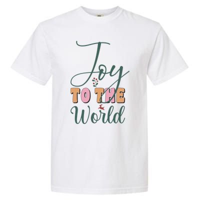 Joy To The World Snowflakes Christmas Pajama Xmas Holiday Funny Gift Garment-Dyed Heavyweight T-Shirt