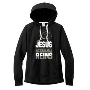 Jesus Take This Reins Women's Fleece Hoodie