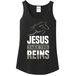 Jesus Take This Reins Ladies Essential Tank