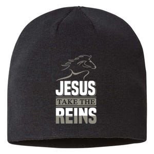 Jesus Take This Reins Sustainable Beanie