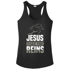 Jesus Take This Reins Ladies PosiCharge Competitor Racerback Tank