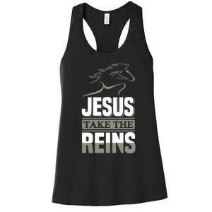 Jesus Take This Reins Women's Racerback Tank