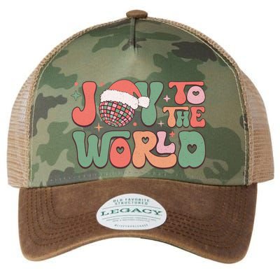 Joy To The World Festive Holiday Graphic Legacy Tie Dye Trucker Hat
