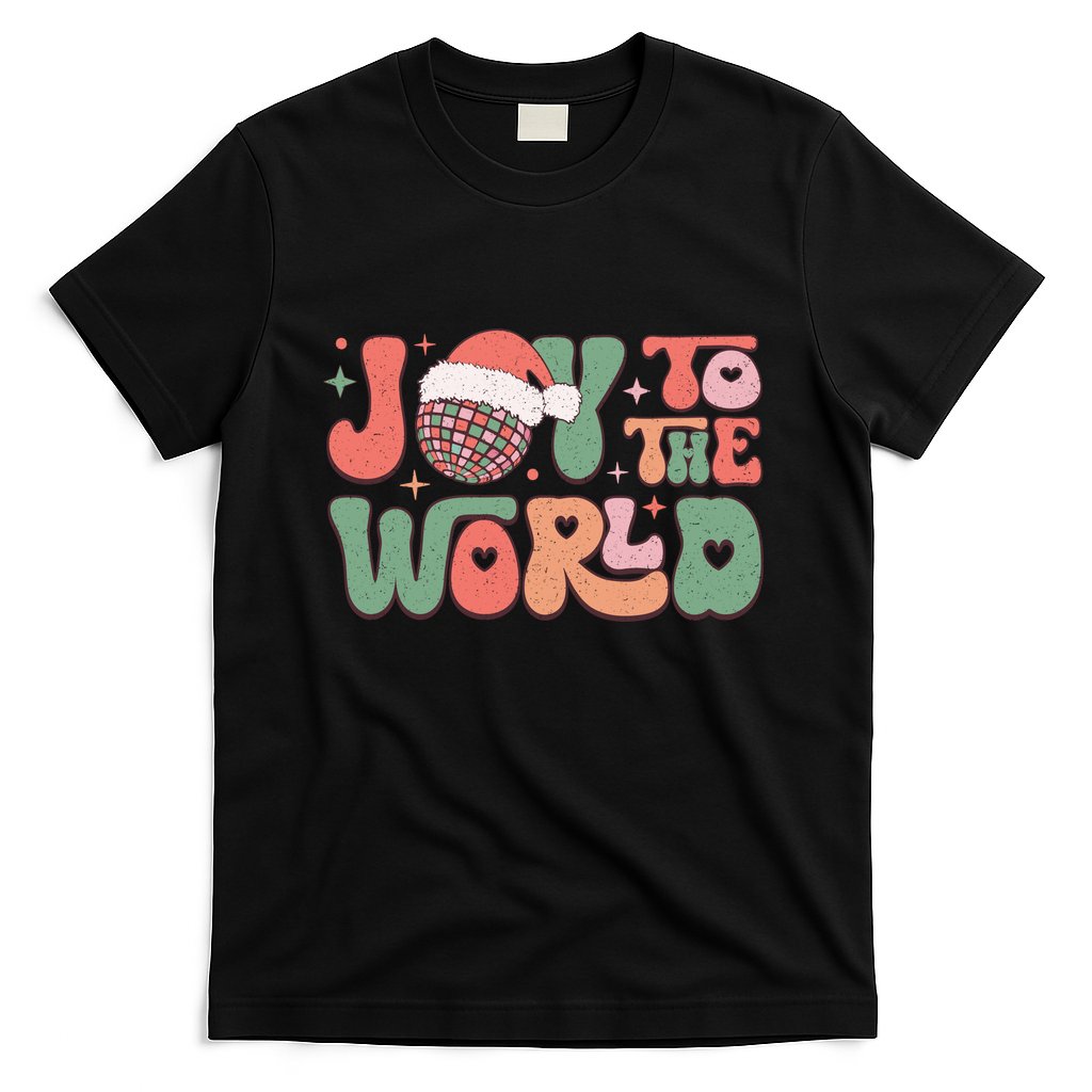 Joy To The World Festive Holiday Graphic T-Shirt