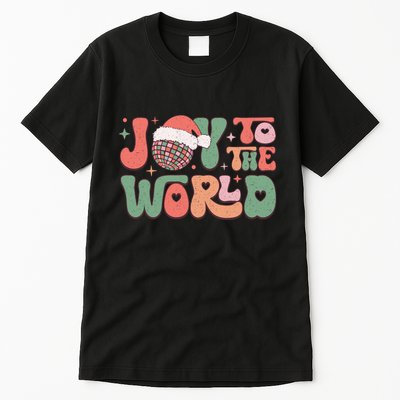 Joy To The World Festive Holiday Graphic Tall T-Shirt