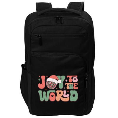 Joy To The World Festive Holiday Graphic Impact Tech Backpack