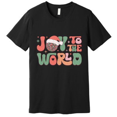 Joy To The World Festive Holiday Graphic Premium T-Shirt