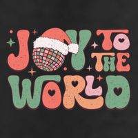 Joy To The World Festive Holiday Graphic Trucker Hat